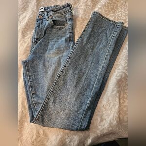 Fashion Nova Blue Skinny Jeans
